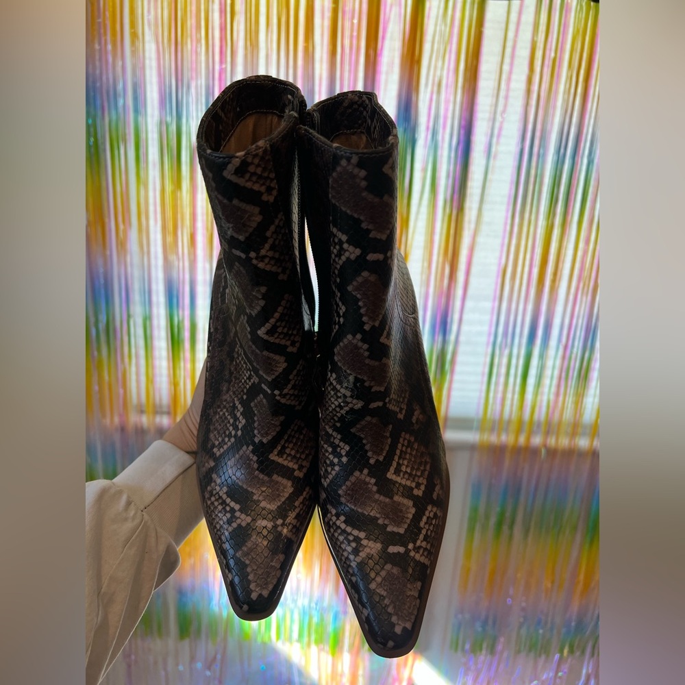 JLO Snakeskin Dorindah Bootie - Picture 2 of 6
